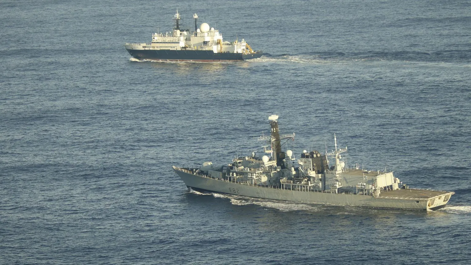HMS Somerset monitored Yantar near UK waters earlier this week Ministry of Defense