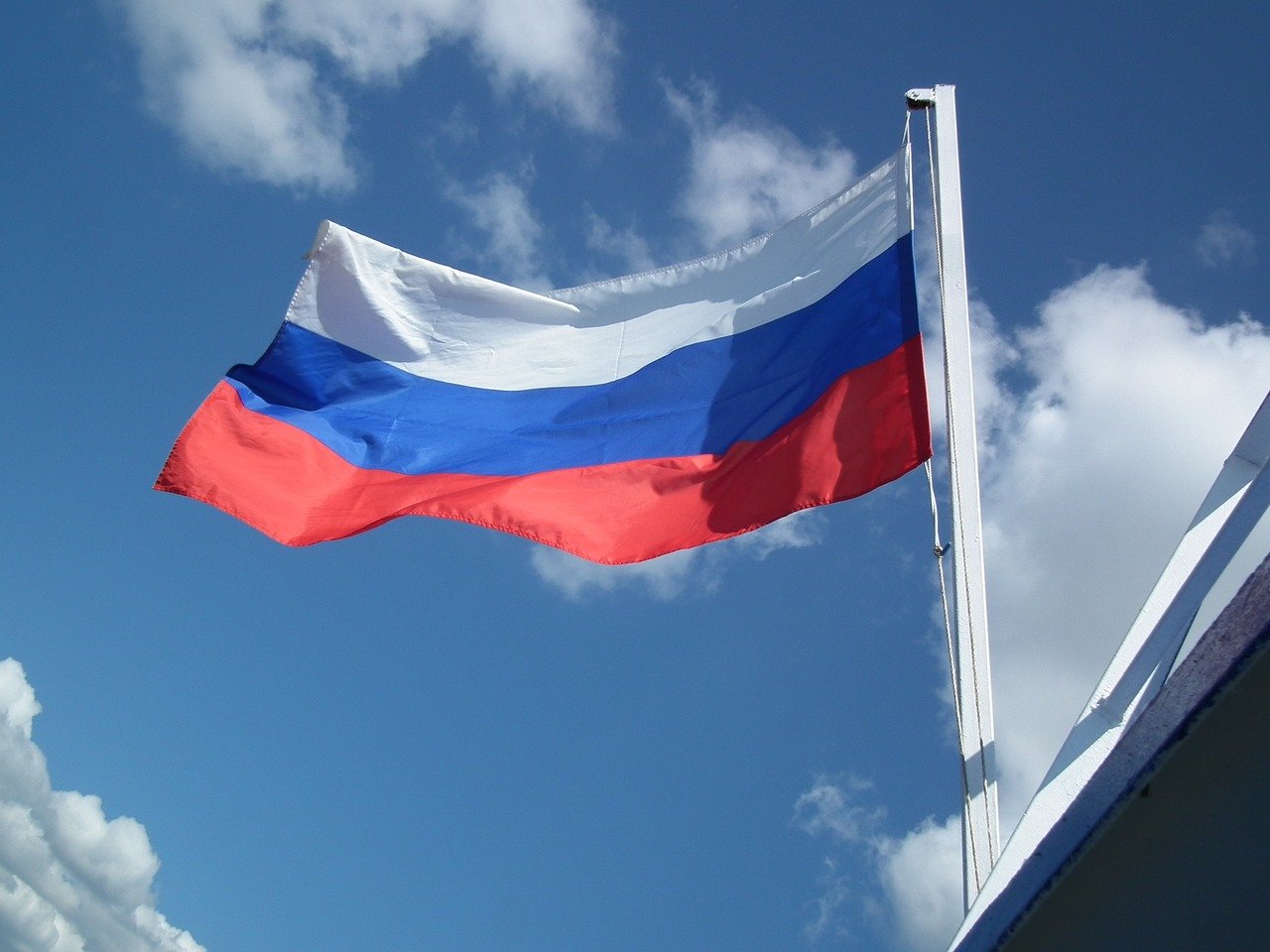 flag, russia, banner, nature, moscow, clouds, flutter, white, blue, red, strip, blow, wind, russia, russia, russia, russia, russia, moscow