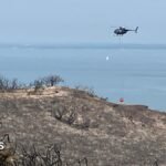 Firefighting helicopter brought in to tackle Isle of Wight blaze