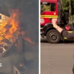 Watch: ‘Carnage’ in Stourbridge as houses destroyed by fire