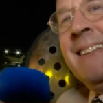 ‘This is not in my contract’: Reporter gets stranded on ‘Farage fest’ ferris wheel in Clacton