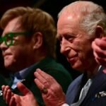 King Charles and Elton John in the audience for Apple music workshop